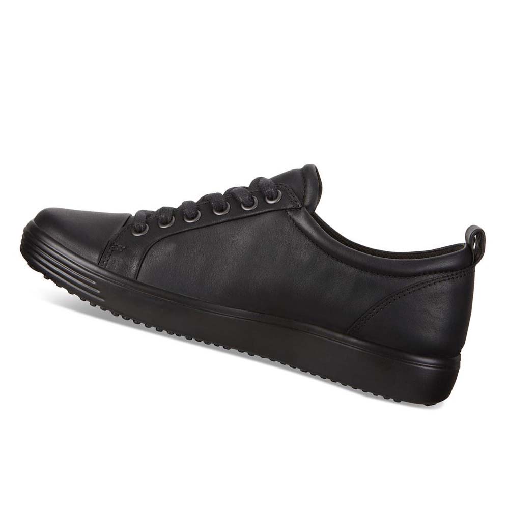 Women's Ecco Soft 7 Gtx Sneakers Black | USA 235SGL